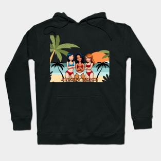 Sunset on the beach Hoodie